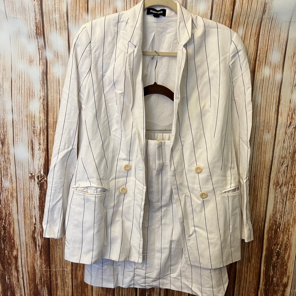 3 Piece Pinstripe Suit